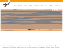 Tablet Screenshot of mambocasting.com